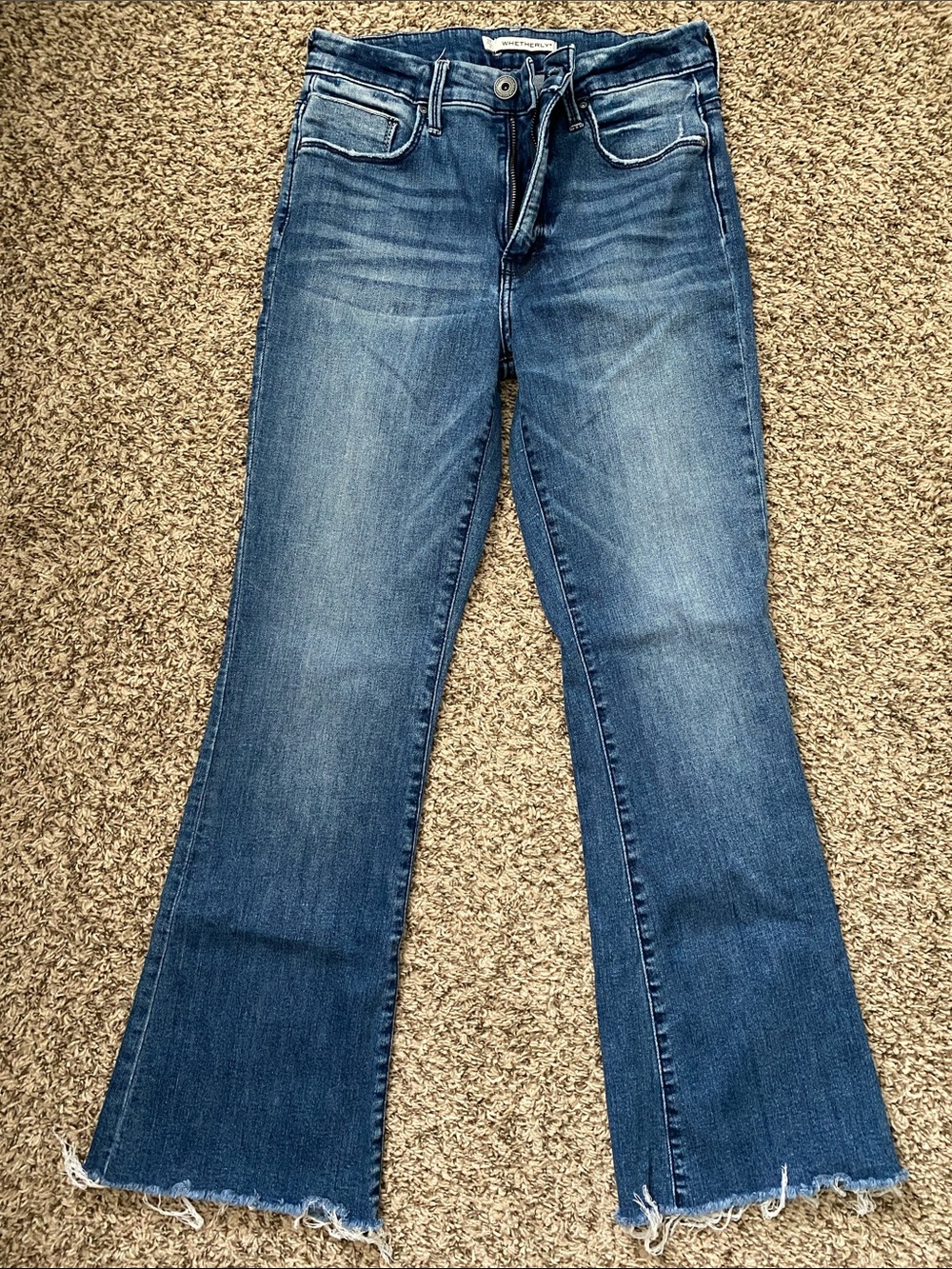 Whetherly High Rise Ankle Flare Jeans